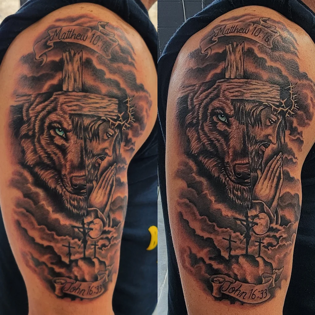 realism-wolf-and-christ-tattoo-buford-ga