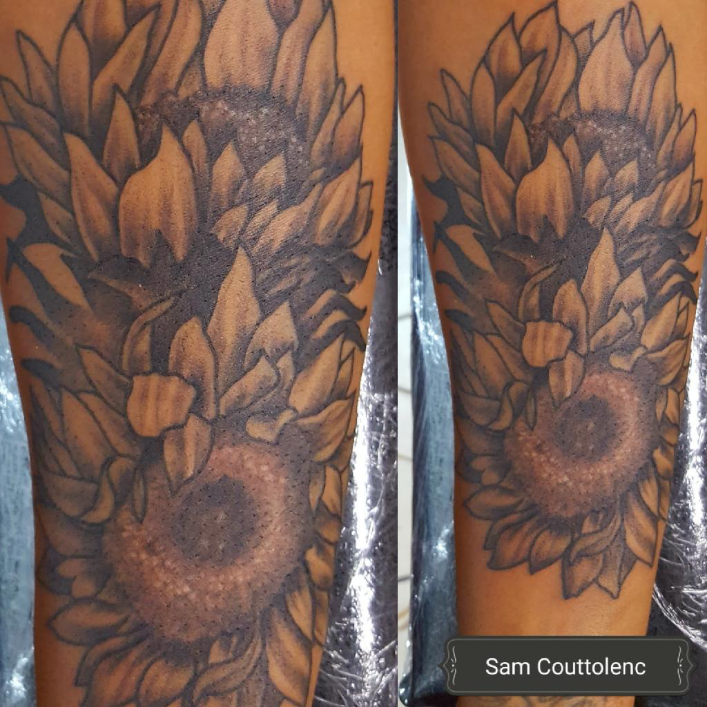 black-and-grey-sunflower-tattoo-buford-ga
